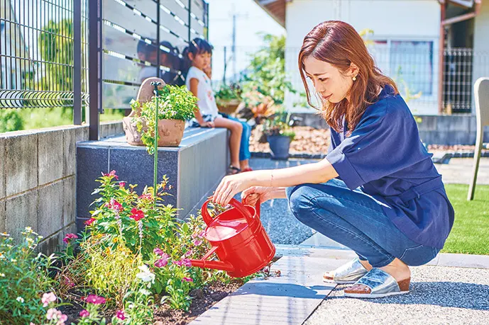 四季や緑を楽しむ　住まい想造プロジェクト　熊本　お庭・外構　屋根・外壁塗装